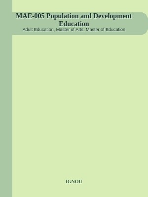 MAE-005 Population and Development Education